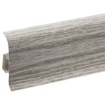 Lot de 20 plinthes goulotte passe - cble pvc 59 mm - 1, 10 m avec angles raccords et butes chne de ...