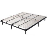 Monmobilierdesign - sommier résistant à lattes réglables + pieds inclus 140x200 cm Monmobilierdesign - sommier résistant à lattes réglables + pieds inclus 140x200 cm