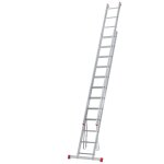 Monmobilierdesign - xtra echelle transformable en aluminium 2 plans 12 marches