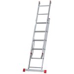 Monmobilierdesign - xtra echelle transformable en aluminium 2 plans 6 marches