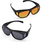 Messieurs et dames lunettes de soleil uni lunettes �berbrille pour les porteurs de lunettes, fit - over ...