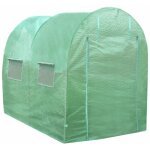 Monster - shop - serre de jardin polytunnel fen�tres portes galvanis�s couverture en pe cadre en m�tal ...