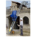 Monte - matriaux 11m avec benne pendulaire - avec genouillre - charge max 150kg - apache / 11 / bp