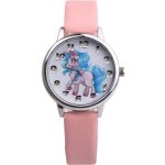 Montre analogique � quartz licorne pour filles et gar�ons