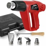 Monzana - deuba d�capeur thermique 2000w pistolet � air chaud avec accessoires buses et coffret