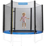 Filet de s�curit� pour trampoline r�sistant filet rond entr�e zipp�e refermable dimension au choix 183 ...