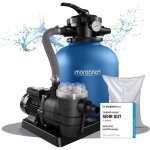 Pompe filtre � sable 13. 200 l / h verre filtrant 25 kg syst�me filtration piscine