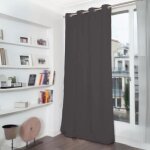 Moondream - rideau phonique occultant et thermique ' ' argent 140x260 cm
