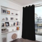 Moondream - rideau phonique occultant et thermique ' ' noir 140x260 cm Moondream - rideau phonique occultant et thermique ' ' noir 140x260 cm