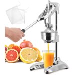 Moongiantgo presse � agrumes manuelle double mode, presse � citron professionnelle avec levier facile, ...
