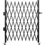 Mophorn ? barri�re de s�curit� pliable en acier 48x71 pouces ? portail extensible avec verrouillage ? ...