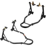 Mophorn b�quille avant et arri�re pour moto, capacit� de charge 499 kg, avec fourche avant double et ...