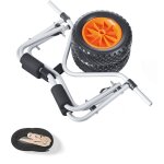 Mophorn chariot de transport pour kayak, capacit� de charge 113 kg, mod�le pliable et compact, �quip� ...