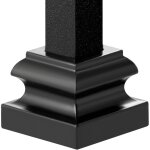 Mophorn - chaussures de balustre d'escalier en alliage d'aluminium - plat avec des trous de vis pour ...