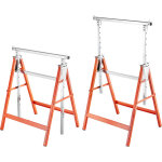 Mophorn chevalet de sciage pliable, lot de 2, tr�teaux avec capacit� de charge de 199, 6 kg, hauteur ...