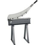 Mophorn cisaille guillotine 500 mm, cisaille manuelle pour t�les en q235, avec support, pr�cision optimale, ...