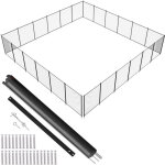 Mophorn ? cl�ture de piscine amovible 1, 21x21, 95 m ? tige en aluminium ? maille pvc teslin 340 g / ...