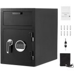 Mophorn coffre - fort de dpt 34 l grande capacit, coffre de scurit lectronique  2 niveaux, avec ...