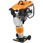 Mophorn compacteur  vrin sauteur - pilonneuse vibrante de 6, 5 cv avec moteur de 196 cm3, force d'impact ...