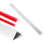 Mophorn corni�re de protection murale en aluminium 50 x 50 x 1217 mm lot de 12, angle � 90� avec ruban ...