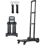 Mophorn diable pliant � 4 roues, chariot � bagages compact, capacit� de charge 131, 5 kg, avec 2 cordes ...
