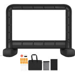Mophorn �cran de projection gonflable 427 cm en diagonale, format 16:9, tissu 600d lavable, avec sac ...