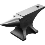 Enclume  corne simple, 110 lb en acier moul, duret leve pour le travail des mtaux, avec base stable ...