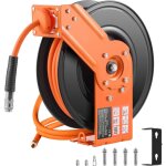 Mophorn - enrouleur de tuyau d'air rtractable, 3 / 8 po x 50 pi, 300 psi, enroulement automatique avec ...