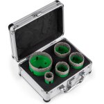 Mophorn ensemble de 5 scies cloches diamantées , forets diamantés m14 (22 / 35 / 40 / 50 / 65 mm), outils ... Mophorn ensemble de 5 scies cloches diamantées , forets diamantés m14 (22 / 35 / 40 / 50 / 65 mm), outils ...