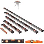 Mophorn - ensemble de 6 niveaux torpilles: niveaux de 78 / 48 / 32 / 24 / 16 / 10 pouces, niveau magntique ...