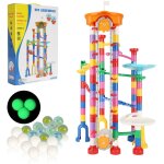 Mophorn - ensemble de parcours à billes, 230 pièces avec ascenseur motorisé, comprend 15 billes en plastique, ... Mophorn - ensemble de parcours à billes, 230 pièces avec ascenseur motorisé, comprend 15 billes en plastique, ...