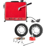 Mophorn furet �lectrique pour canalisations, 500 w, 1400 tr / min, avec c�ble � ressort en acier 2x20 ...