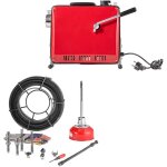 Mophorn furet lectrique dboucheur de canalisations, 500 w, 1400 tr / min, avec cble  ressort acier ...