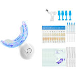 Mophorn kit de blanchiment dentaire avec 32 lumi�res led acc�l�ratrices, bandes blanchissantes, stylos, ...