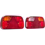 Mophorn kit de feux de remorque 2 pi�ces, feux multifonctions 12 v pour arri�re, stop, clignotant, plaque ...