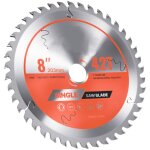 Mophorn lame de scie circulaire  203 mm, 42 dents en alliage, arbre 25, 4 mm, finition prcise, avec ...