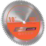 Mophorn lame de scie circulaire  254 mm, 80 dents en alliage, arbre 15, 875 mm, finition prcise, quipe ...
