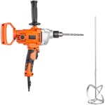 Mophorn malaxeur �lectrique 2 - en - 1 avec perceuse, m�langeur de mortier filaire, agitateur � b�ton ...