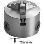 Mophorn - mandrin de 3 po  3 mors, conception auto - centreuse, plage de serrage de 2  63mm comprend ...