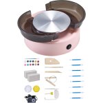 Mophorn mini tour de potier avec plateau tournant de 158 mm, roue �lectrique � double sens de rotation, ...