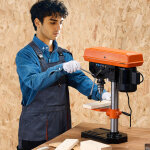 Mophorn perceuse � colonne d'�tabli 203, 2 mm, moteur � induction 500 w, vitesse ajustable 500 - 2500 ...