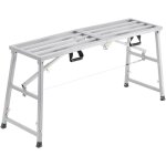Mophorn plateforme de travail, escabeau réglable en acier allié à 4 hauteurs, échafaudage portable, capacité ... Mophorn plateforme de travail, escabeau réglable en acier allié à 4 hauteurs, échafaudage portable, capacité ...