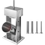 Mophorn poussoir  saucisses lectrique 12 l, machine verticale en acier inoxydable avec contrle de ...