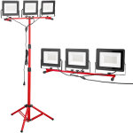 Mophorn projecteur led sur tr�pied, 21000 lm, �clairage portable � trois t�tes avec interrupteurs ind�pendants ...