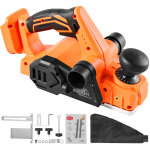 Mophorn rabot �lectrique sans fil avec largeur de coupe de 82 mm, raboteuse � bois portable, moteur sans ...