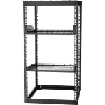 Mophorn rack de serveur � cadre ouvert 20u, support r�seau autoportant ou mural, profondeur 585 mm, �quip� ...