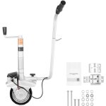 Mophorn roue jockey motoris�e pour remorque 2, 5 t, moteur 380 w 12 v, vitesse 7 m / min, hauteur r�glable ...