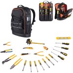 Mophorn sac � dos � outils, capacit� 31, 75 kg, dimensions 37x19, 5x52 cm, 65 poches, compartiment pour ...