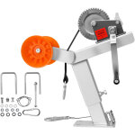 Mophorn support de treuil pour remorque de bateau, �quip� d'une sangle de treuil 50, 8 mm x 7, 6 m, roulette ...