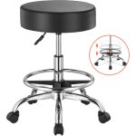 Tabouret roulant - capacité de 450 lb, hauteur réglable, repose - pieds, cuir pu, pour salon, spa, tatouage, ... Tabouret roulant - capacité de 450 lb, hauteur réglable, repose - pieds, cuir pu, pour salon, spa, tatouage, ...